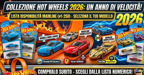 Hot wheels 2026 modelli - wheels,